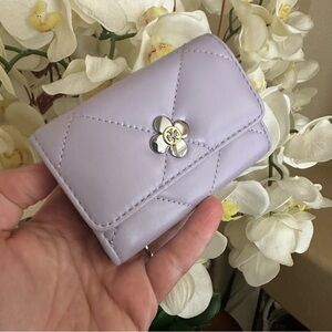 Tory Burch KIRA DIAMOND QUILT CLOVER FLAP CARD CASE